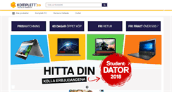 Desktop Screenshot of komplett.se