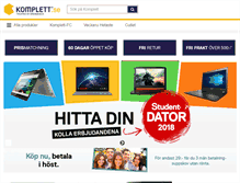 Tablet Screenshot of komplett.se